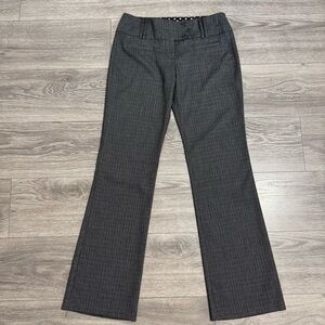 Joe B by Joe Benbasset Women Black Paid Mid-Rise Bootcut Stretcy Pants Size S